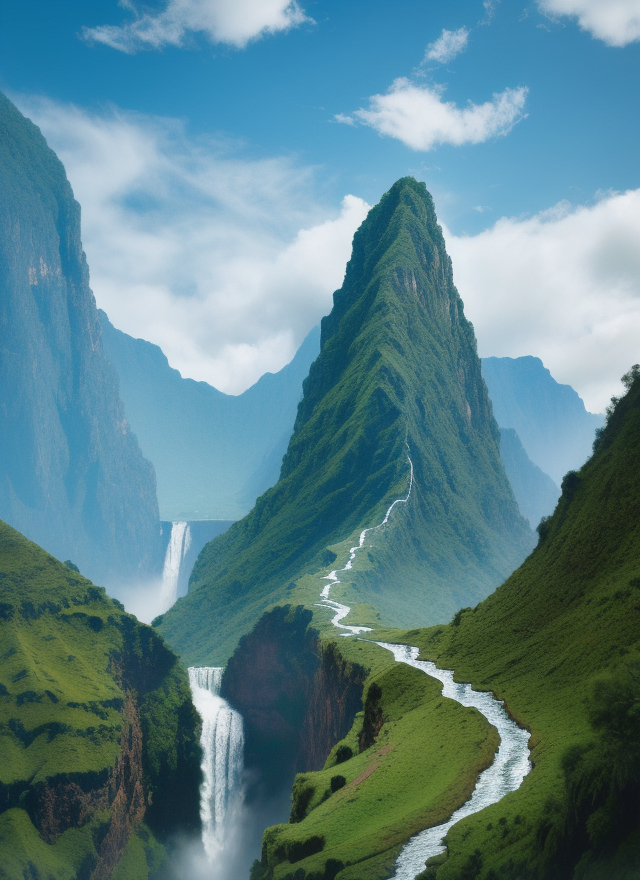 壮丽山脉景观图 电脑壁纸