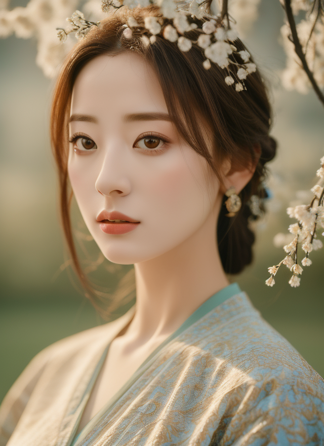 古装女子温婉优雅古风写真众人